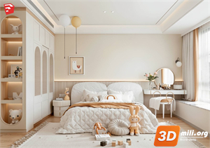 Children Room Scenes Skp FIles 